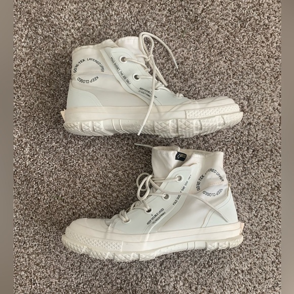 Converse Shoes - Converse Chuck Taylor All-Star // MC18 High Gore-tex White collab